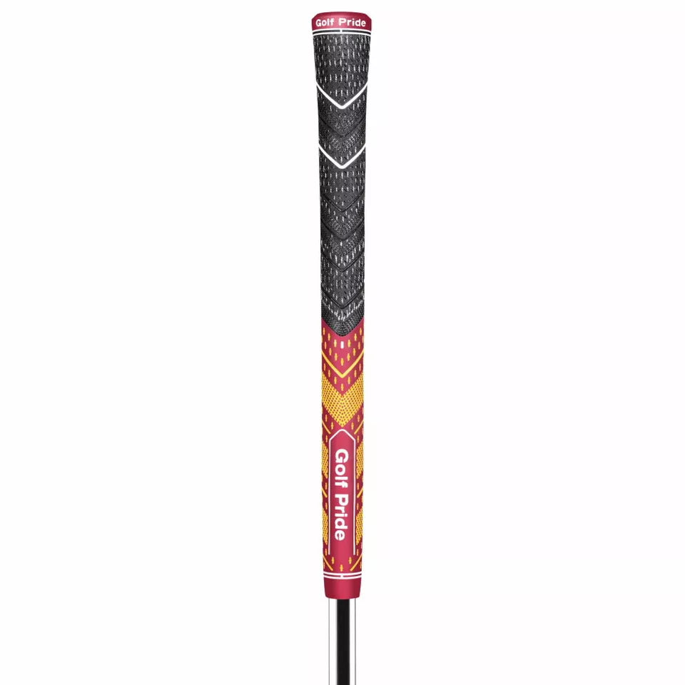 Golf Pride Authentic MCC Plus4 Standard Swing Club Grip Dark Red/Yellow
