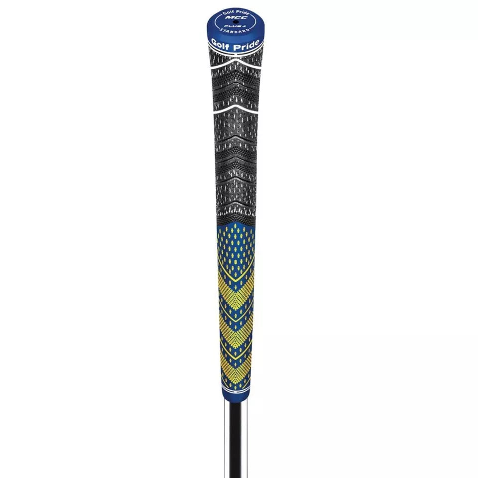 Golf Pride Authentic MCC Plus4 Standard Swing Club Grip Navy/Yellow