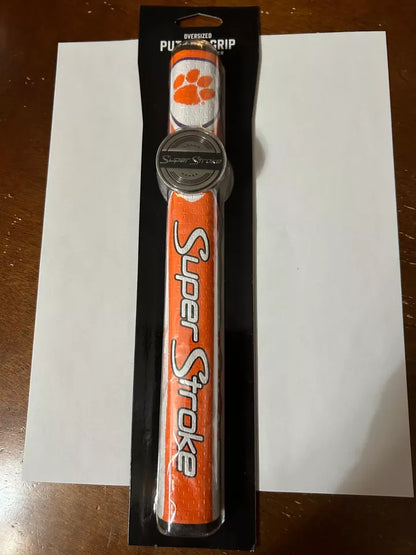 SuperStroke (Authentic) Clemson Tigers 2.0 Mid Slim Putter Grip w/Ball Marker