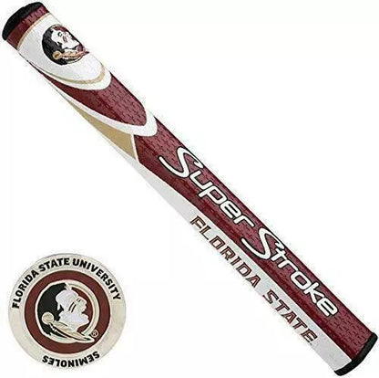 SuperStroke (Authentic) Florida State Seminoles 2.0 Putter Grip w/Marker NCAA Licensed